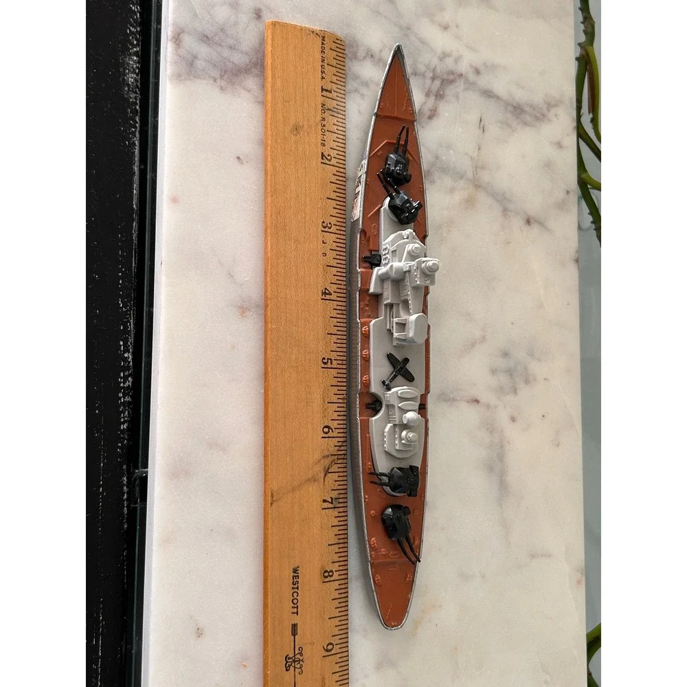Vintage Matchbox Diecast K-303 Battleship Naval Vessel Sea Kings Lesney England